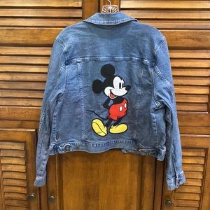 Disney Denim Jacket Mickey Mouse